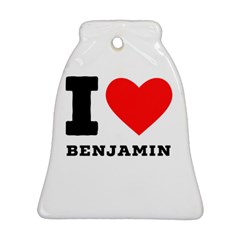 I Love Benjamin Bell Ornament (two Sides)