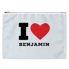 I Love Benjamin Cosmetic Bag (xxl) by ilovewhateva