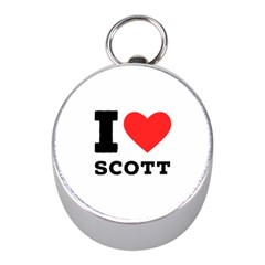 I Love Scott Mini Silver Compasses by ilovewhateva