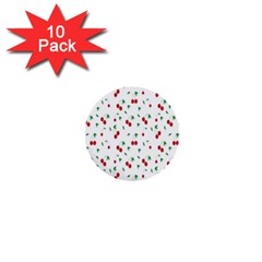Cherries 1  Mini Buttons (10 Pack)  by nateshop