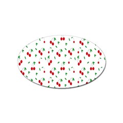 Cherries Sticker Oval (10 Pack) by nateshop