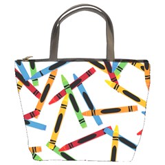 Crayons Bucket Bag by nateshop