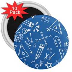 Education 3  Magnets (10 Pack)  by nateshop