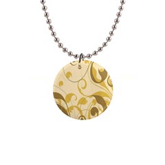 Floral 1  Button Necklace by nateshop