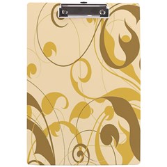 Floral A4 Acrylic Clipboard