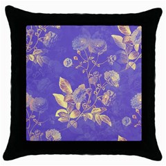 Flowers-103 Throw Pillow Case (black) by nateshop