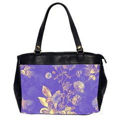 Flowers-103 Oversize Office Handbag (2 Sides)