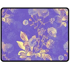 Flowers-103 Fleece Blanket (medium) by nateshop