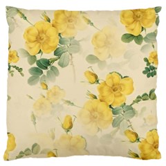 Flowers-104 Large Premium Plush Fleece Cushion Case (two Sides)