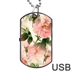 Flowers-105 Dog Tag Usb Flash (two Sides) by nateshop