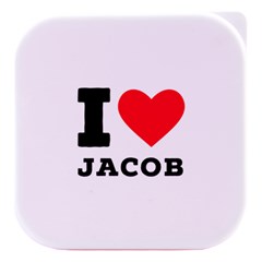 I Love Jacob Stacked Food Storage Container by ilovewhateva