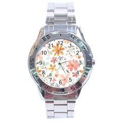 Flowers-107 Stainless Steel Analogue Watch by nateshop