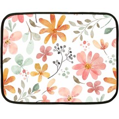 Flowers-107 Two Sides Fleece Blanket (mini) by nateshop