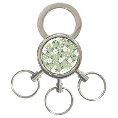 Flowers-108 3-Ring Key Chain