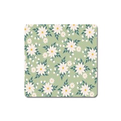 Flowers-108 Square Magnet