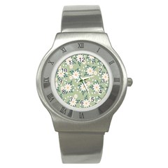 Flowers-108 Stainless Steel Watch by nateshop