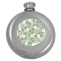 Flowers-108 Round Hip Flask (5 oz)