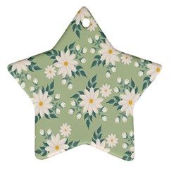 Flowers-108 Star Ornament (Two Sides)