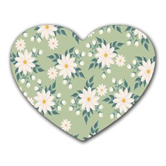 Flowers-108 Heart Mousepad