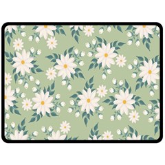 Flowers-108 Two Sides Fleece Blanket (Large)