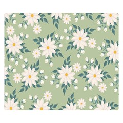 Flowers-108 Two Sides Premium Plush Fleece Blanket (Small)