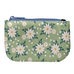 Flowers-108 Large Coin Purse