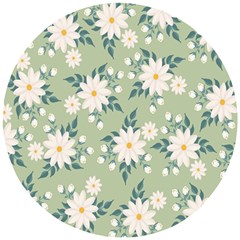 Flowers-108 Wooden Puzzle Round