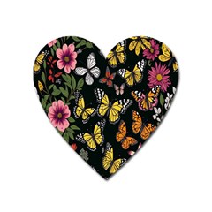 Flowers-109 Heart Magnet by nateshop