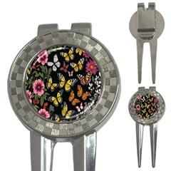 Flowers-109 3-in-1 Golf Divots by nateshop