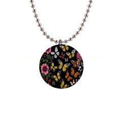 Flowers-109 1  Button Necklace by nateshop