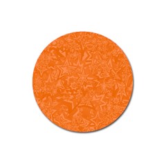 Orange-chaotic Magnet 3  (round) by nateshop