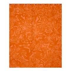 Orange-chaotic Shower Curtain 60  X 72  (medium)  by nateshop