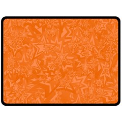 Orange-chaotic Two Sides Fleece Blanket (large) by nateshop