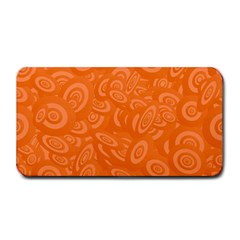 Orange-ellipse Medium Bar Mat by nateshop