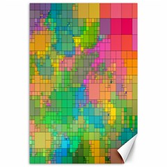 Pixel-79 Canvas 24  X 36  by nateshop