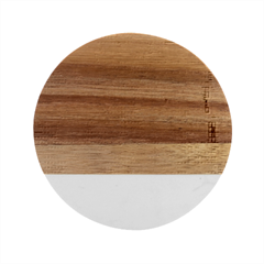 Pixel-79 Marble Wood Coaster (round) by nateshop