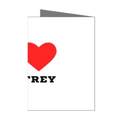 I Love Jeffrey Mini Greeting Cards (pkg Of 8) by ilovewhateva