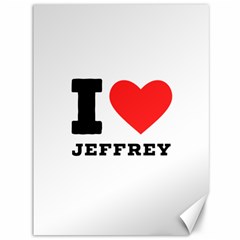 I Love Jeffrey Canvas 36  X 48  by ilovewhateva