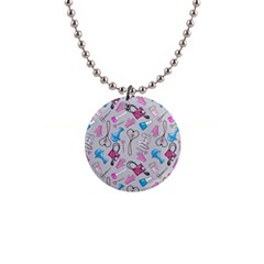 Medicine 1  Button Necklace by SychEva