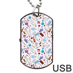 Medical Dog Tag Usb Flash (two Sides) by SychEva