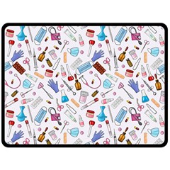 Medical Two Sides Fleece Blanket (large) by SychEva