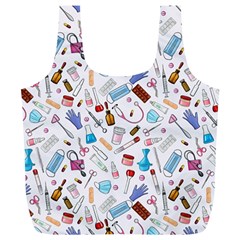 Medical Full Print Recycle Bag (xl) by SychEva