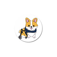 Puppy Cartoon Corgi Golf Ball Marker by Semog4
