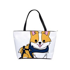 Puppy Cartoon Corgi Classic Shoulder Handbag by Semog4