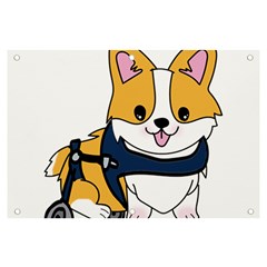 Puppy Cartoon Corgi Banner And Sign 6  X 4  by Semog4