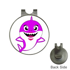 Purple Shark Fish Hat Clips With Golf Markers by Semog4