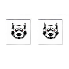 Dog Animal Mammal Bulldog Pet Cufflinks (square) by Semog4