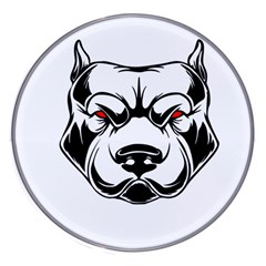 Dog Animal Mammal Bulldog Pet Wireless Fast Charger(White)