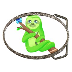 Sloth Branch Cartoon Fantasy Belt Buckles