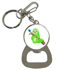 Sloth Branch Cartoon Fantasy Bottle Opener Key Chain by Semog4